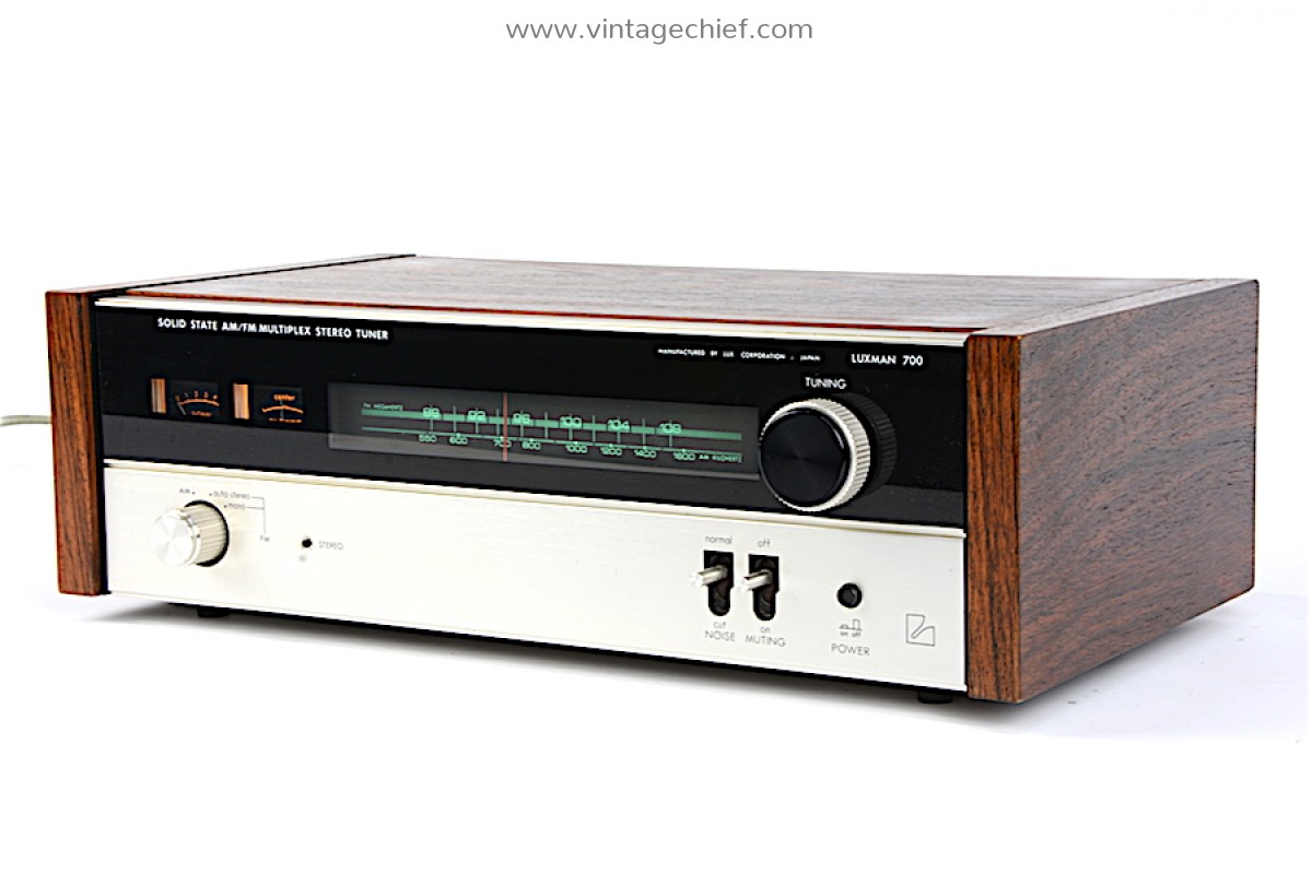アンプ LUXMAN WL700 Luxman WL-700 FM AM Tuner | Wooden Case | Vintage | Radio