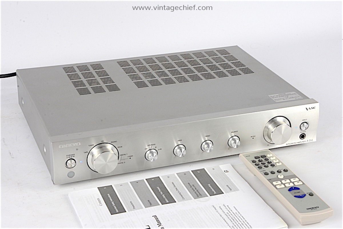 Onkyo A-5VL Dual Mono Amplifier | Built-In DAC | Phono MM MC