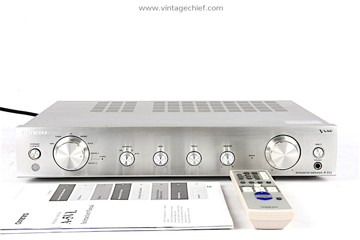 Onkyo A-5VL Dual Mono Amplifier | Built-In DAC | Phono MM MC