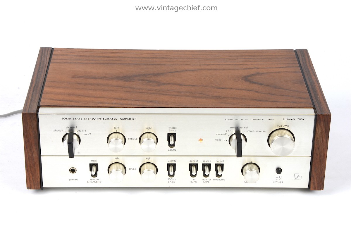 Luxman SQ-700X Amplifier | Wooden Case | Phono | Vintage | Stereo