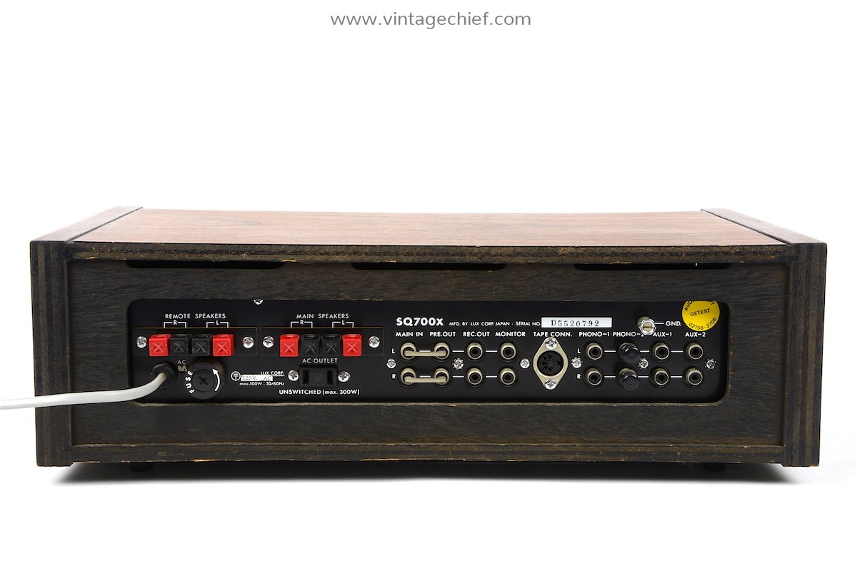 Luxman SQ-700X Amplifier | Wooden Case | Phono | Vintage | Stereo