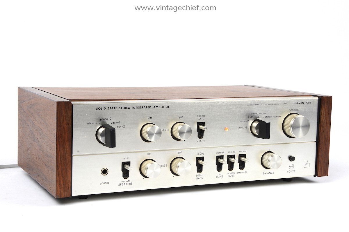 Luxman SQ-700X Amplifier | Wooden Case | Phono | Vintage | Stereo