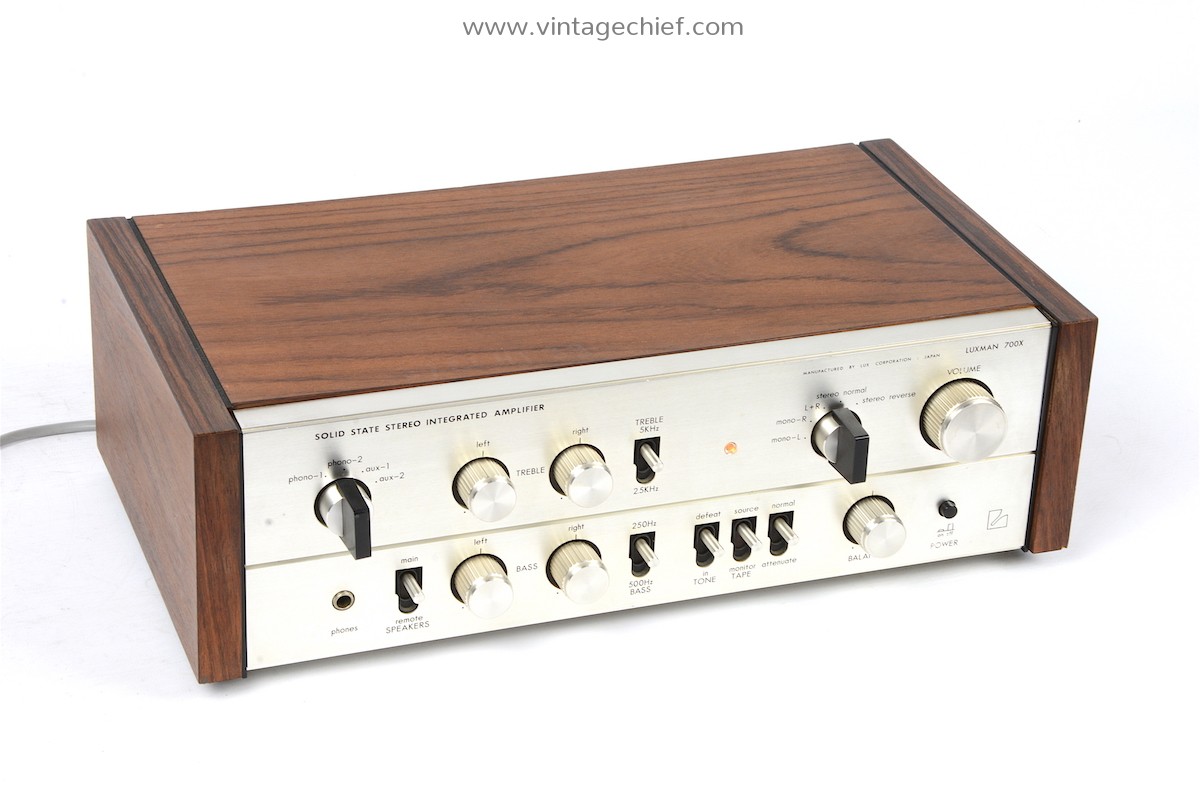 Luxman SQ-700X Amplifier | Wooden Case | Phono | Vintage | Stereo