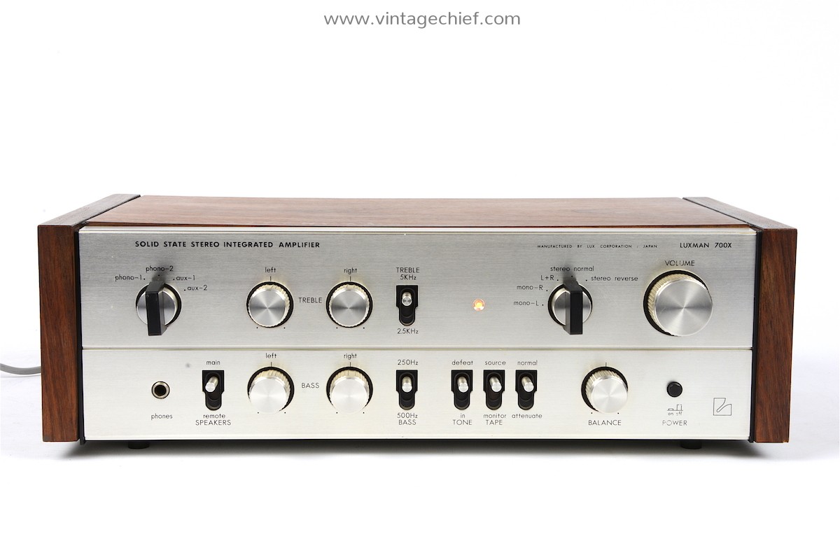 Luxman SQ-700X Amplifier | Wooden Case | Phono | Vintage | Stereo