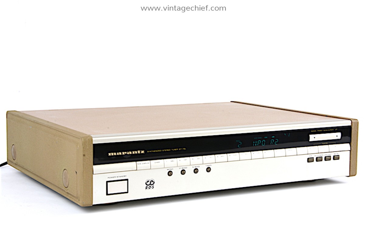 Marantz ST-72L FM AM RDS Tuner + ZAMAC Side Panels | Champagne