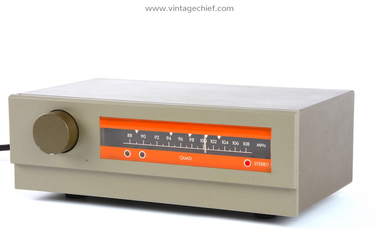 希少名機 英国QUAD FM3 FMチューナー日本バンド仕様ステレオ受信確認