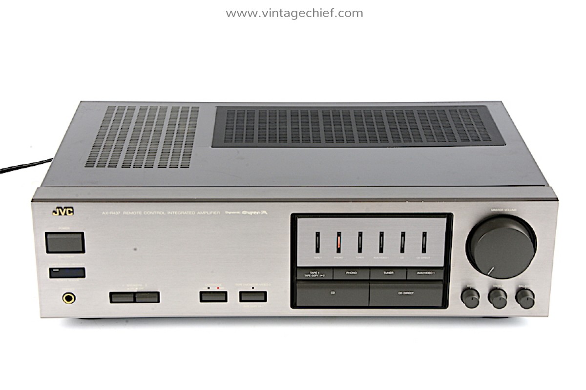 JVC AX-R437 Amplifier | 2 x 65 Watt |Phono MM MC | Titanium | Stereo