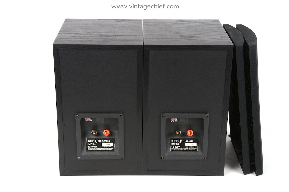 KEF Q10 Speakers + Speaker Grills | KEF Uni-Q | Stereo