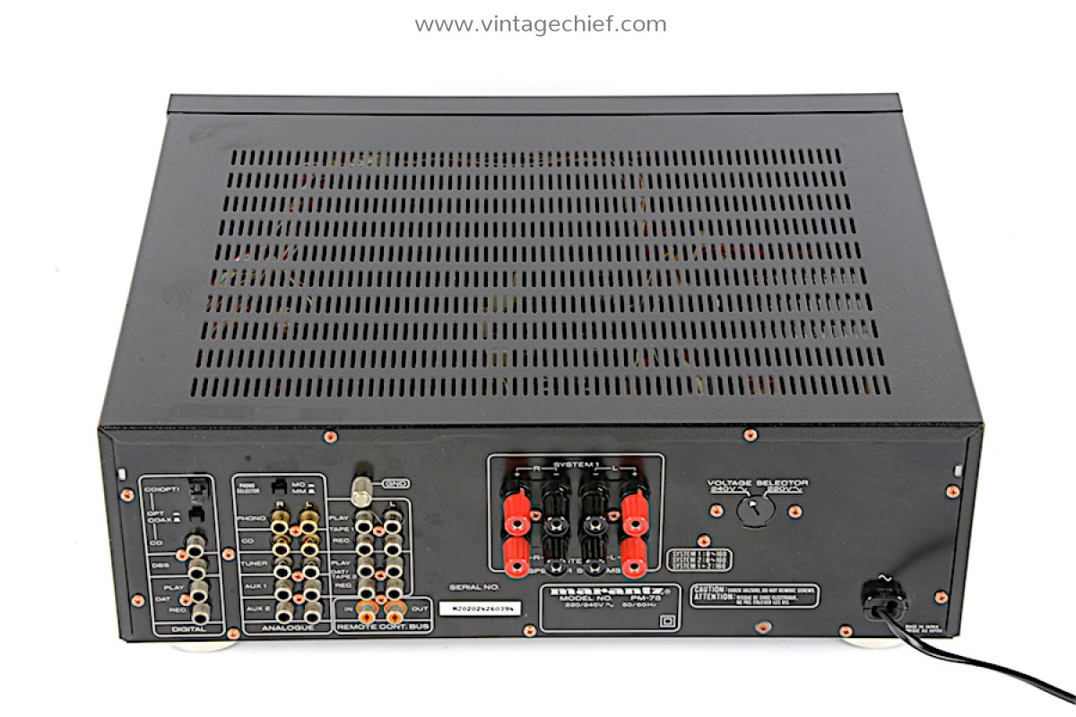 Marantz PM-75 Amplifier | TDA1541A D/A Converter | 2 x 100 Watt