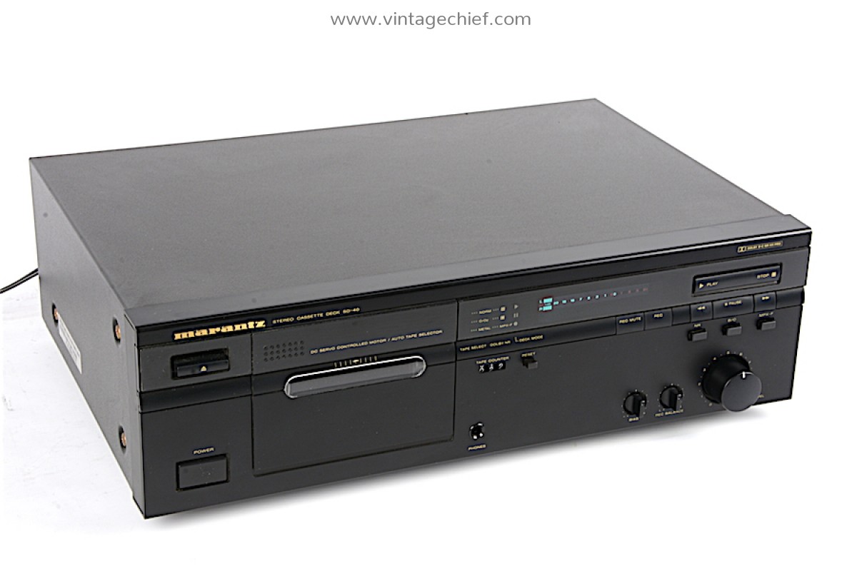 Marantz SD-40 ステレオカセットデッキ 本体 Marantz SD-40 Cassette Deck | Tape Deck | Dolby B and C Noise