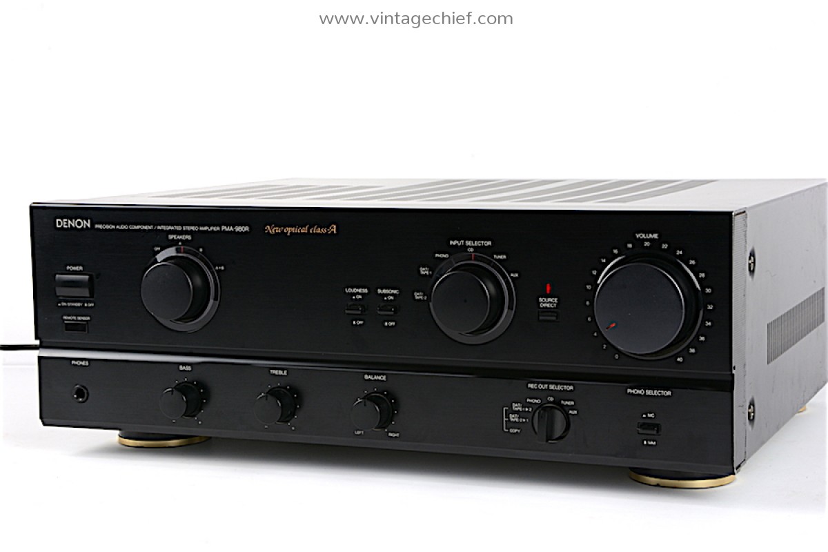 Denon PMA-980R Amplifier | 2 x 90 Watt | Phono MM MC | Stereo