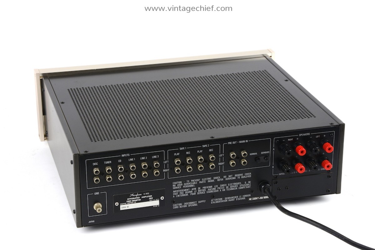 High End Accuphase E 302 Amplifier 2 X 1 Watt Phono Mm Mc Vu Meters Audio Hifi