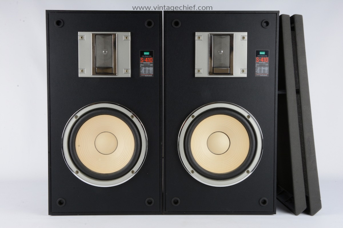 Sansui S-410 Speakers + Speakers Grills | Vintage | Loudspeakers