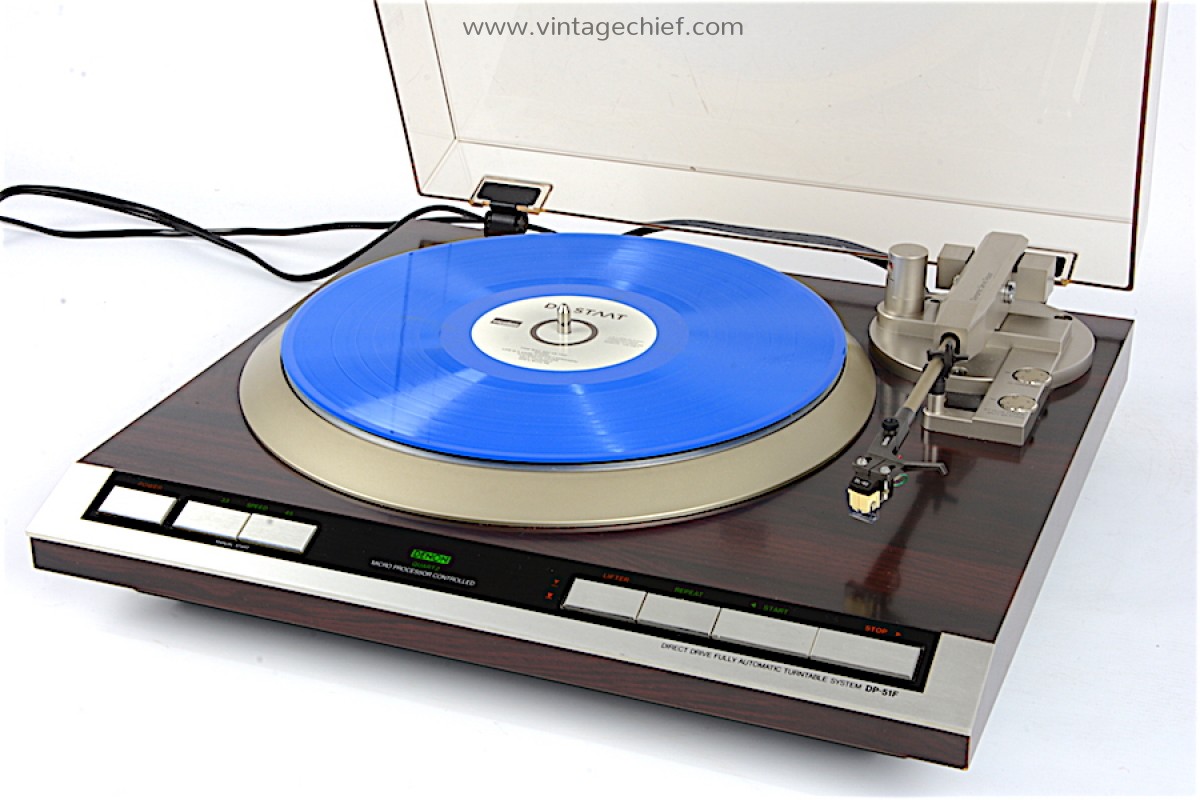 Denon DP-51F 80's Automatic Vintage Direct Drive Turntable Vinyl Recor –  LOFI Music