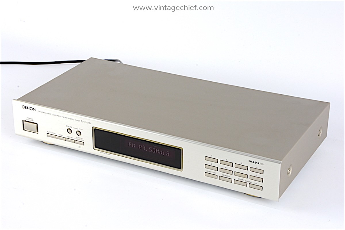 Denon TU-215RD Tuner | FM AM RDS | Radio | Champagne