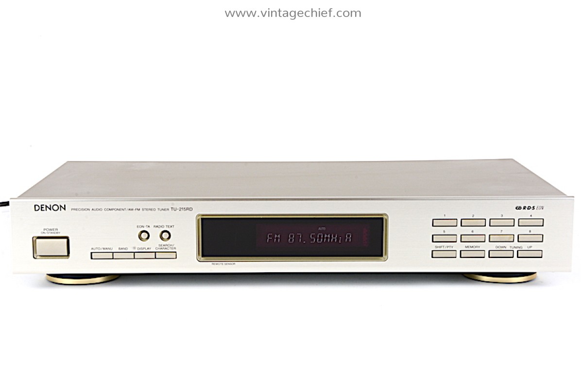 Denon TU-215RD Tuner | FM AM RDS | Radio | Champagne
