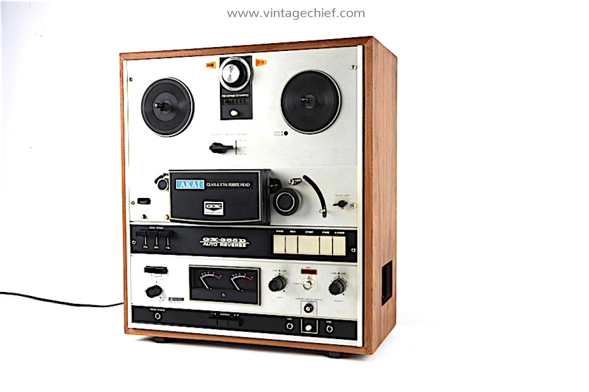 Akai GX-365D Tape Recorder + Manual | Vintage | VU Meters
