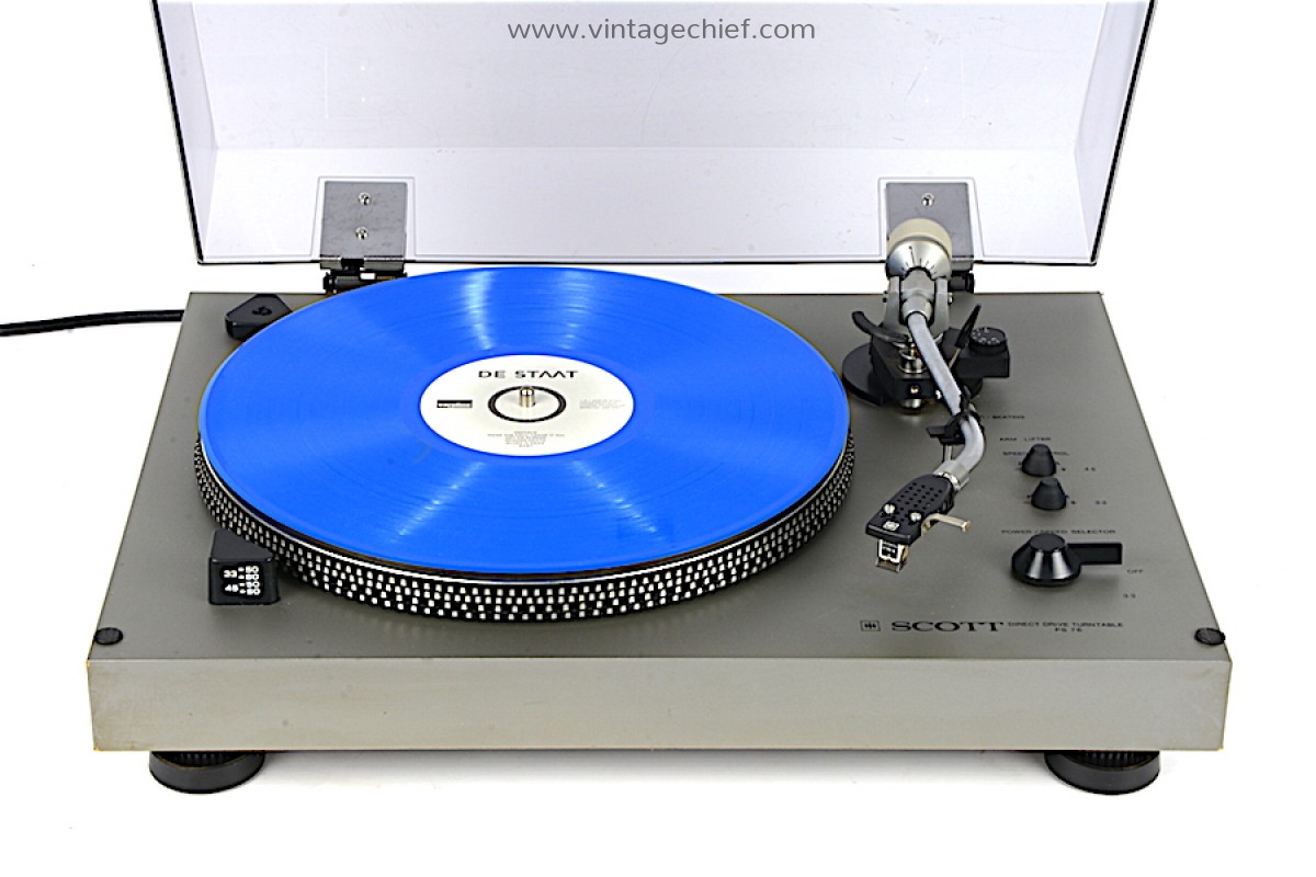 Platine Vinyle Scott PS-17A – Vintage HiFi Courroie