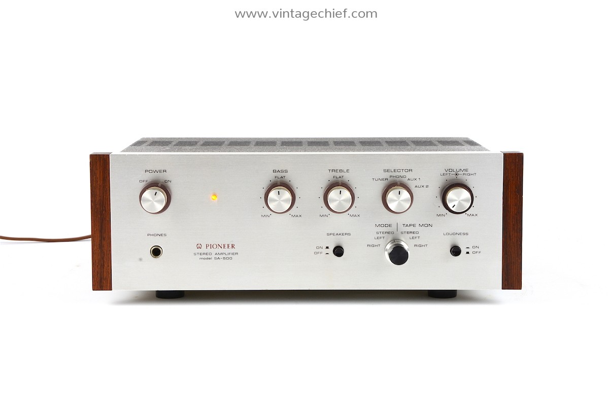 Pioneer SA500 Amplifier Vintage Stereo Phono