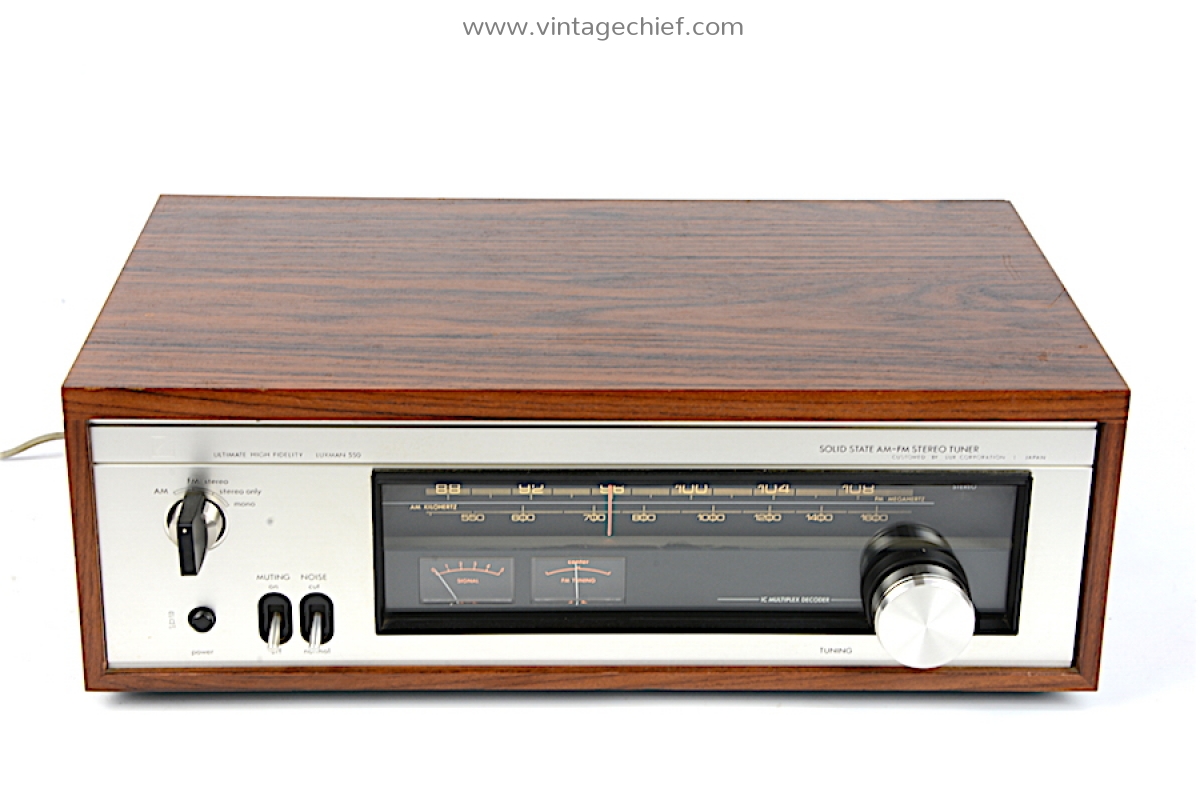 Luxman T-550 FM AM Tuner | Wooden Case | Vintage | Radio | Audio
