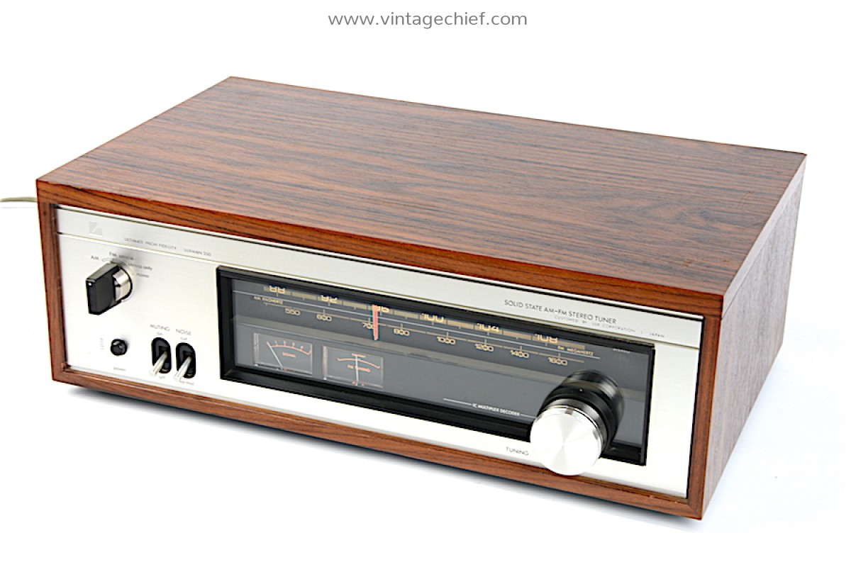 Luxman T-45A AM/FMステレオチューナー レトロ 回る