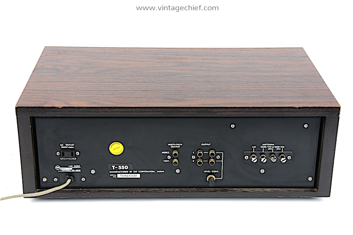 Luxman T-550 FM AM Tuner | Wooden Case | Vintage | Radio | Audio
