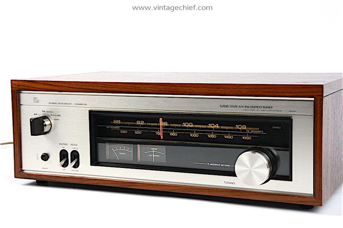 第一ネット Luxman Radio | Vintage | Case Wooden | Tuner AM FM T-550 アンプ