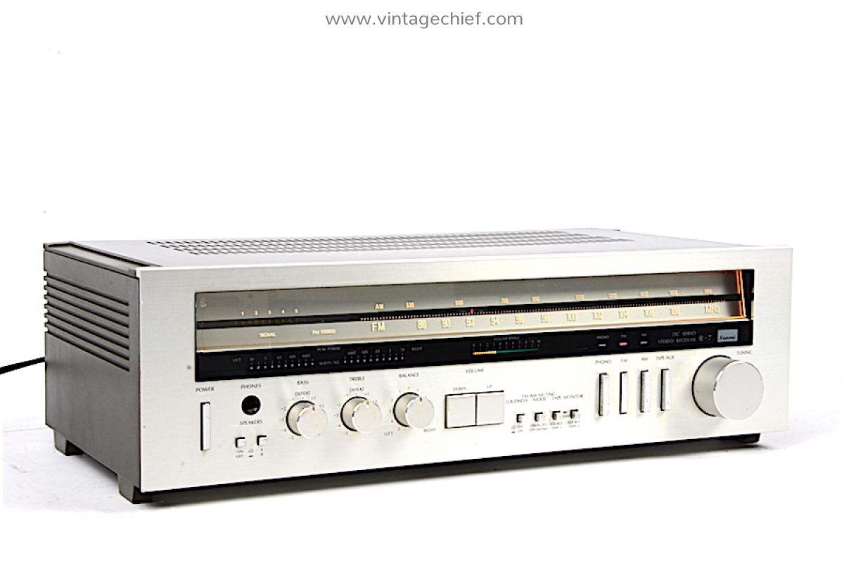 アンプ Sansui R50 DC Servo Stereo Receiver Vintage Sansui Stereo R-50 Console Receiver Radio HiFi 80's