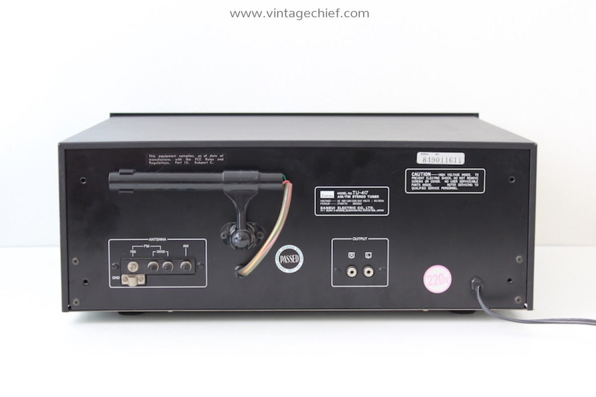 最安値に挑戦！ Sansui TU-417 FM / AM Tuner ラジオ・コンポ