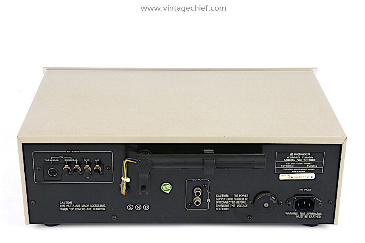 Tuner Vintage Pioneer TX-606 - Stéréo FM/AM - Japonais - Fonctionnel + Notice