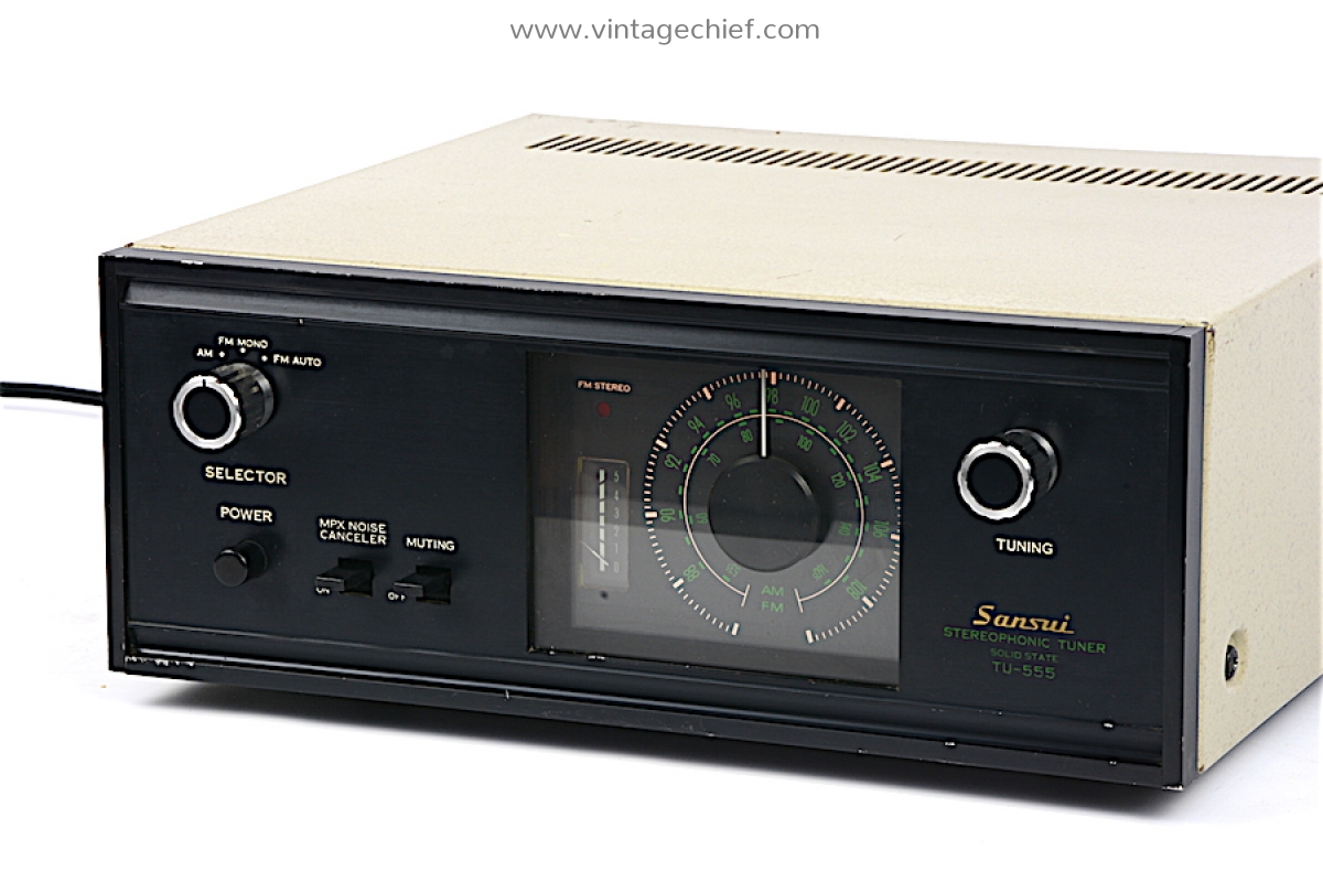 オープンセール 福袋 Dial Round | Tuner AM FM TU-555 Sansui | Radio | Vintage ラジオ・コンポ