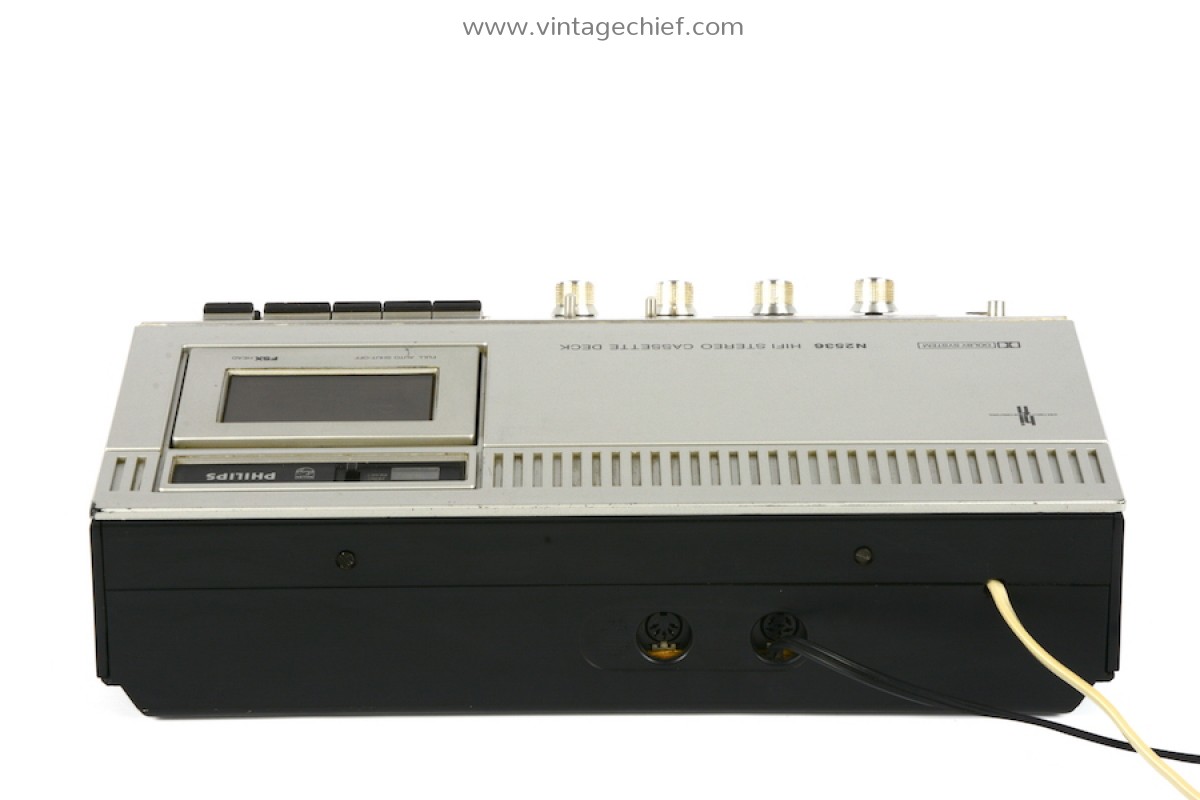 Philips N2536 Cassette Deck | VU Meters | Vintage