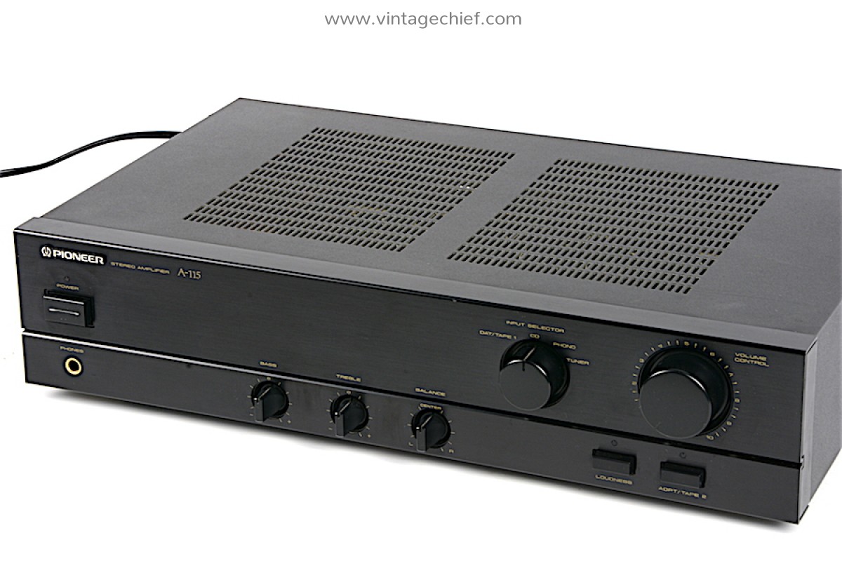 Pioneer A-115 Amplifier | 2 x 25 Watt | Stereo | Phono |Tone