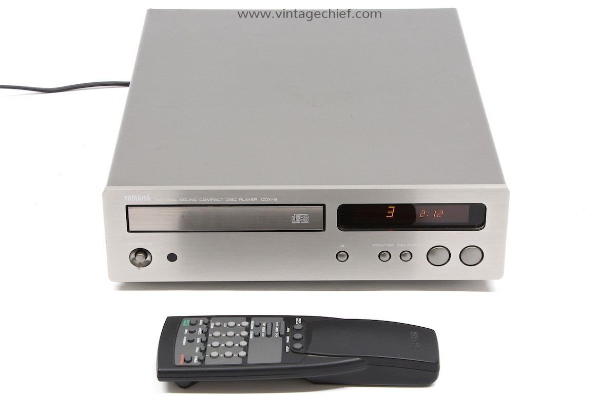 Yamaha CDX-9 CD Player + Remote Control | Titanium | Optical