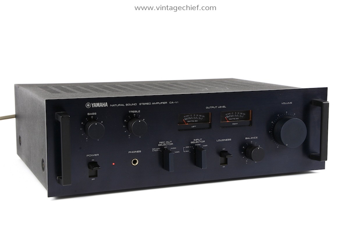 Yamaha CA-V1 Natural Sound Amplifier | VU Meters | Rack