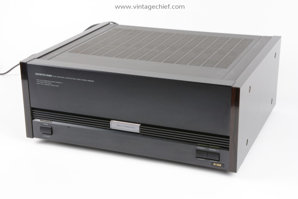 Onkyo Integra M-502 Power Amplifier + Manual | 2 x 140 Watt