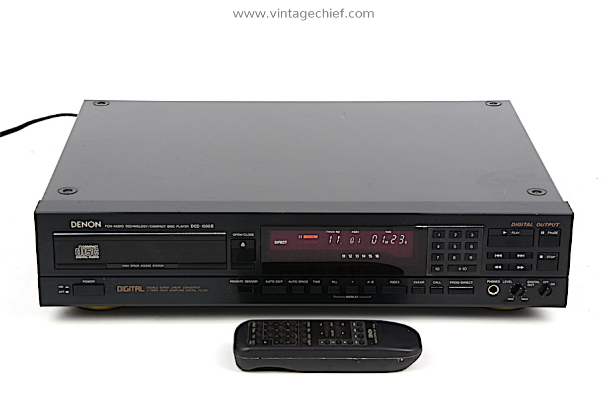 Denon DCD-1500 II CD Player + Remote Control | 9.3 KG | Denon Cdplayer