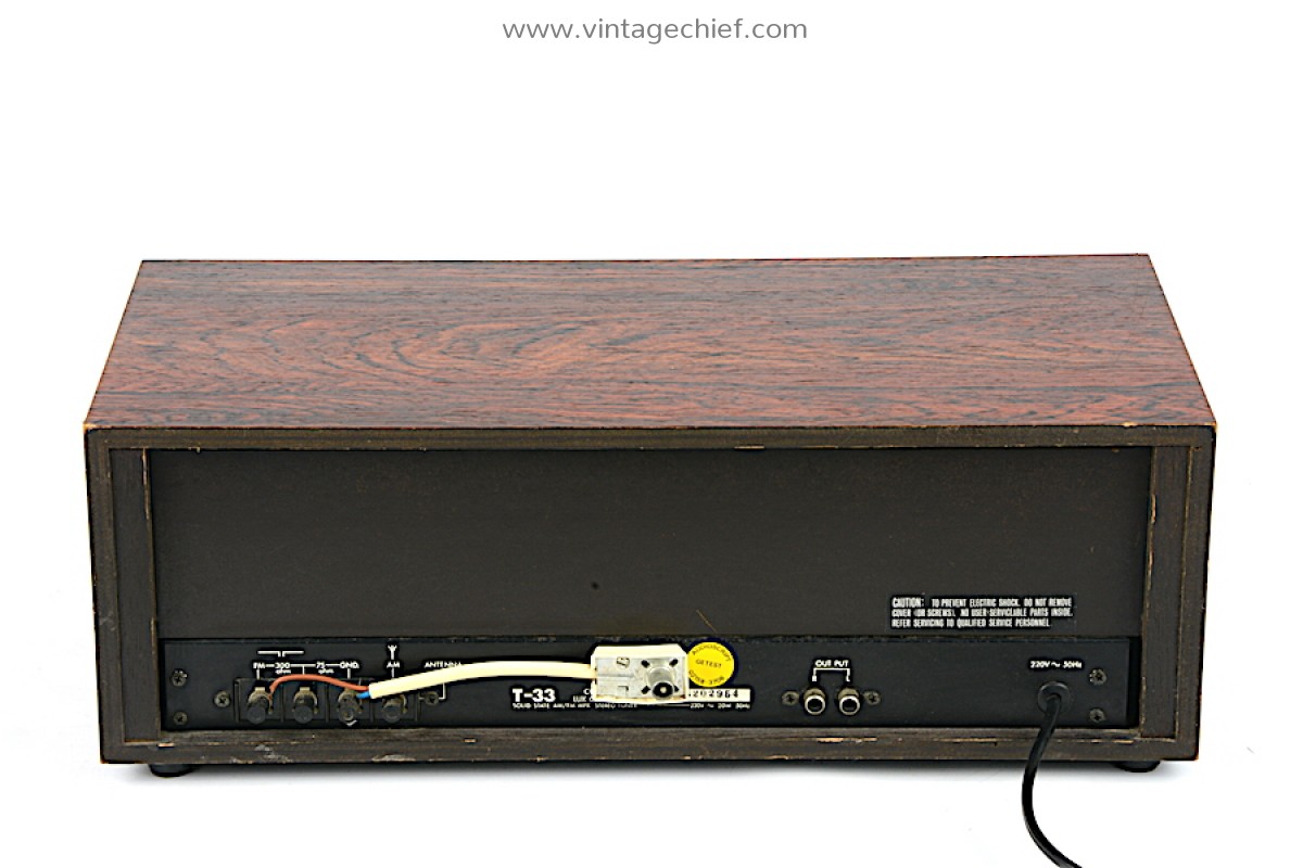 Luxman T-33 FM AM Tuner | Wooden Case | Vintage | Luxman Radio | Audio |  HiFi