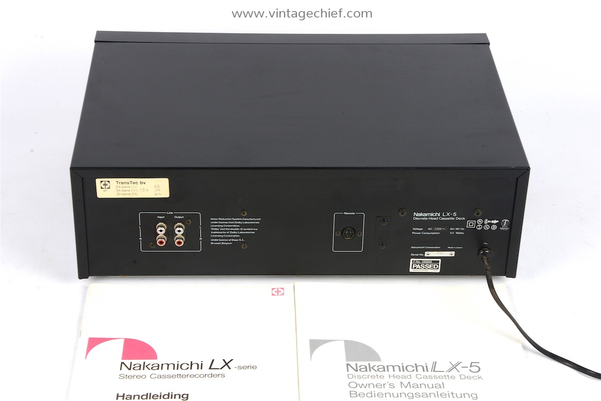 Nakamichi LX-5 Riemen-Set Belt Kit Courroie Cinghia Kassettendeck Tape Deck 