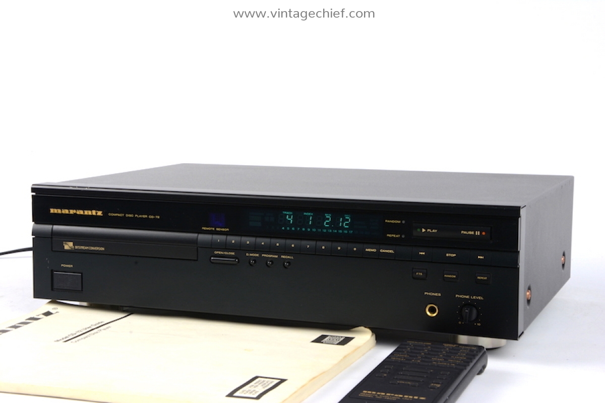 A953　マランツ　CDプレーヤー　CD-72F　marantz　RC-72CD Marantz CD-72 CD Player + RC-72CD Remote Control + Manual