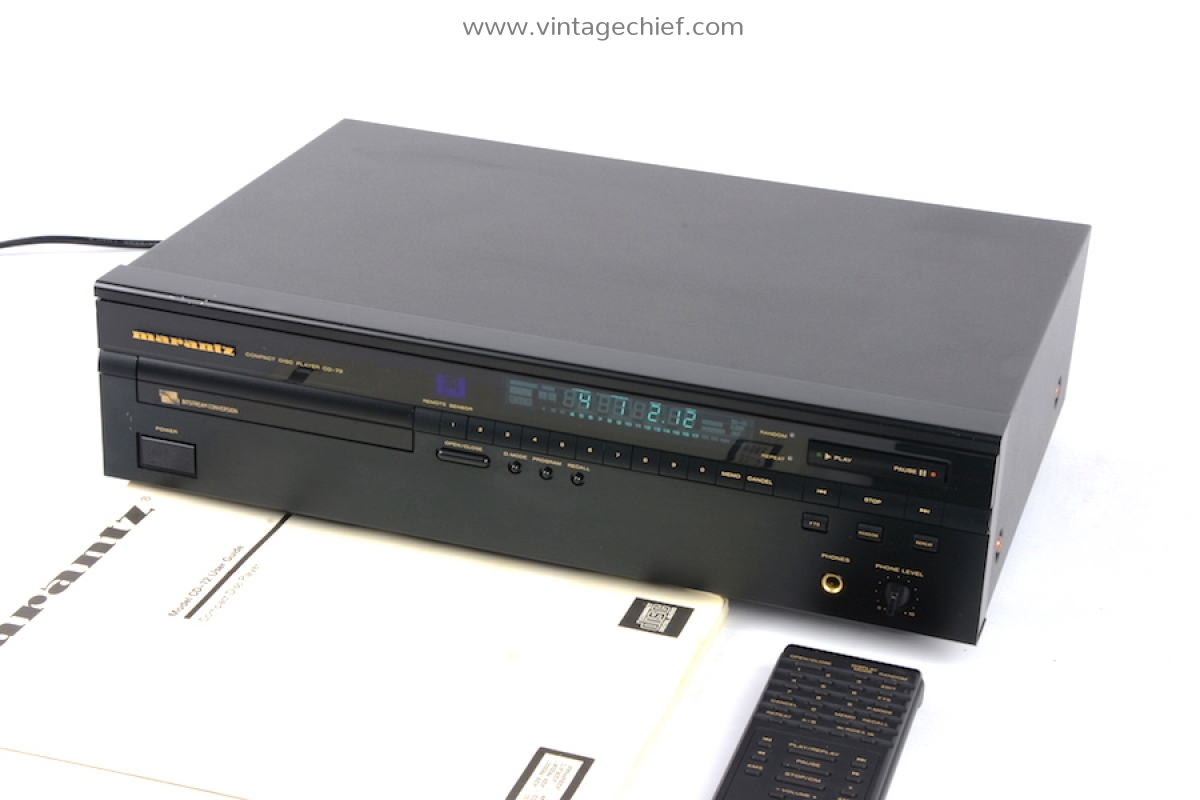 A953　マランツ　CDプレーヤー　CD-72F　marantz　RC-72CD MARANTZ マランツ CD-72F】中古 CDプレーヤー 山陽電子商会 第弐録音
