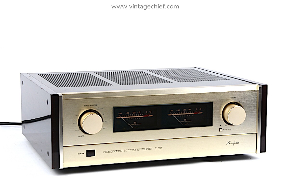 High End Accuphase E-305 Amplifier + Manual | 2 x 130 Watt 