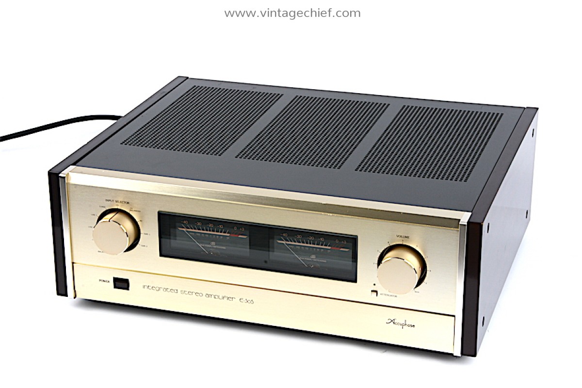High End Accuphase E-305 Amplifier + Manual | 2 x 130 Watt 