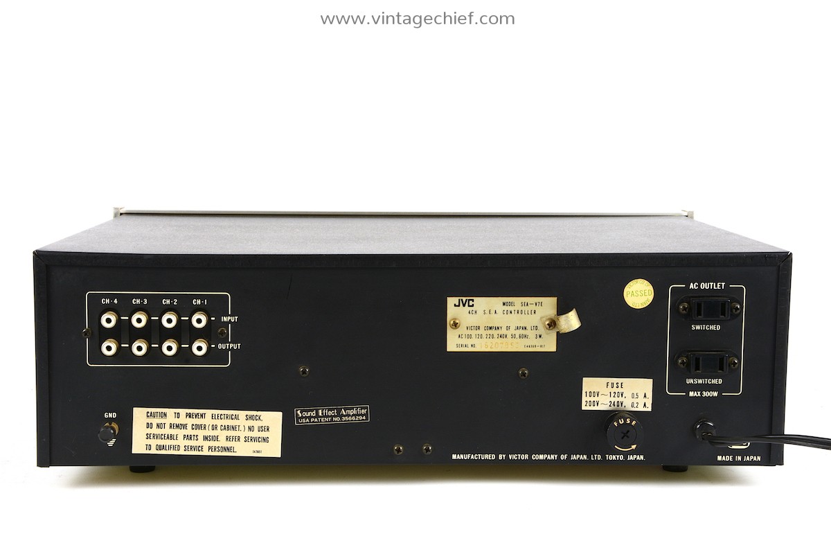 JVC SEAV7E 4 Channel Quadraphonic Equalizer Vintage