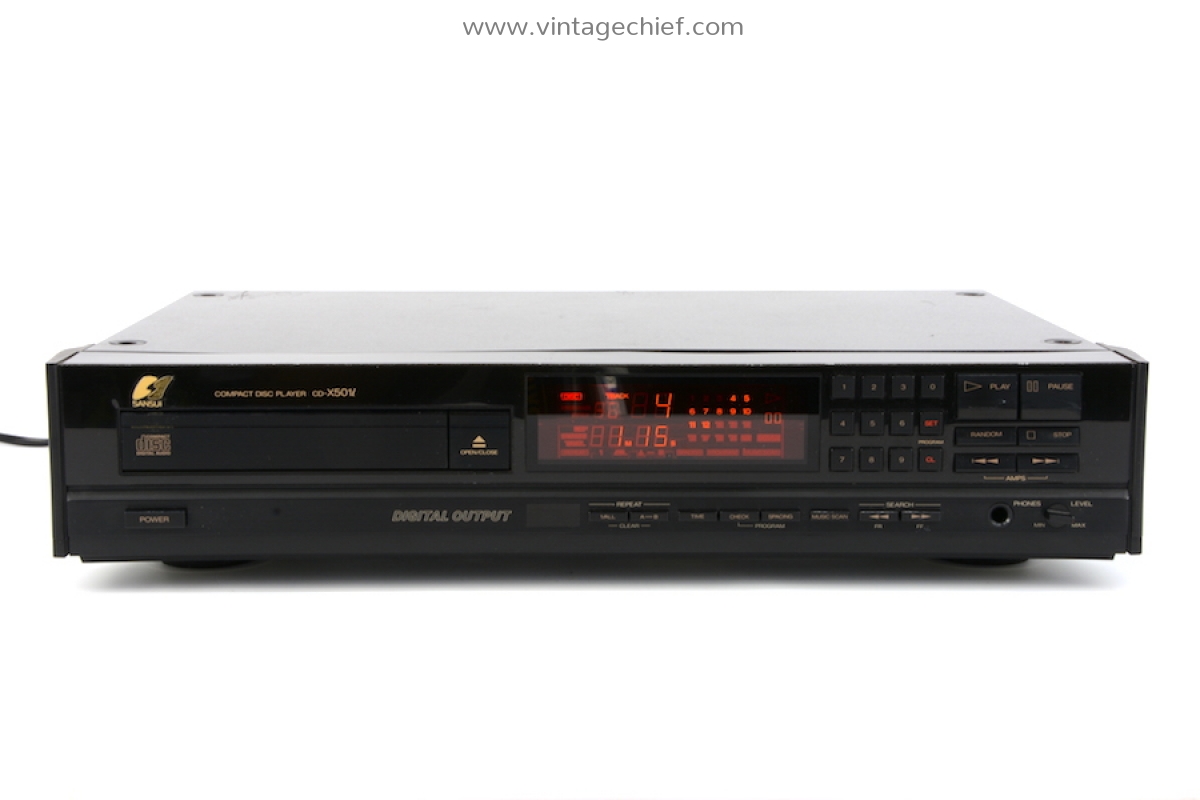 Audiophile Sansui CD-X501i CD Player | High Gloss Black