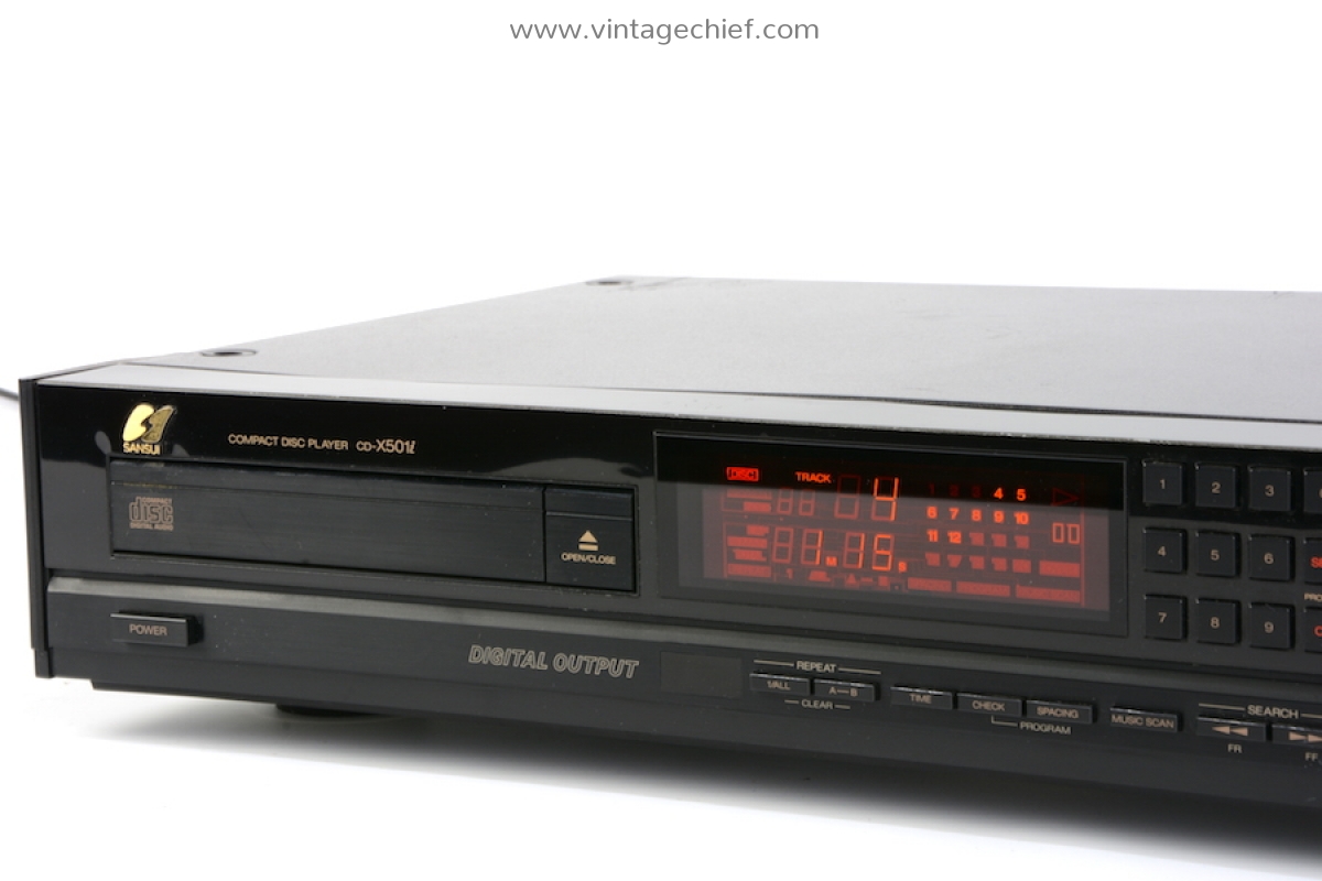 Audiophile Sansui CD-X501i CD Player | High Gloss Black