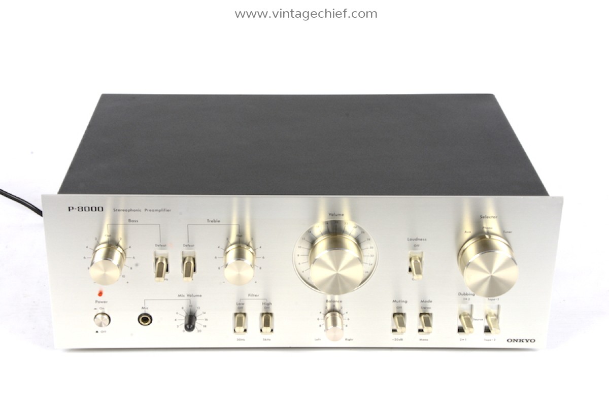 Vintage Onkyo P-8000 Stereo Preamplifier | Phono | Preamp