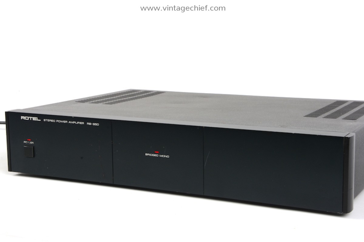 Audiophile Rotel RB-850 Stereo Power Amplifier | Power Amp | 2 x 50 Watt