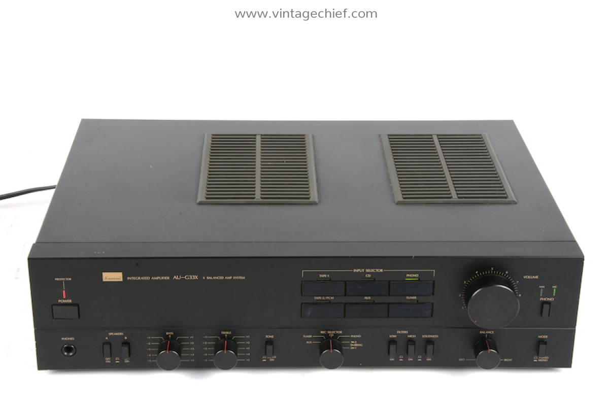 Sansui AU-G33X Integrated Stereo Amplifier | 2 x 45 Watt | Phono