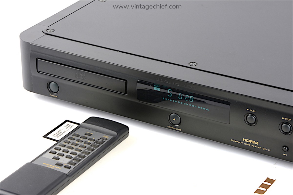 High End Marantz CD-17 CD Player + Remote Control + Manual
